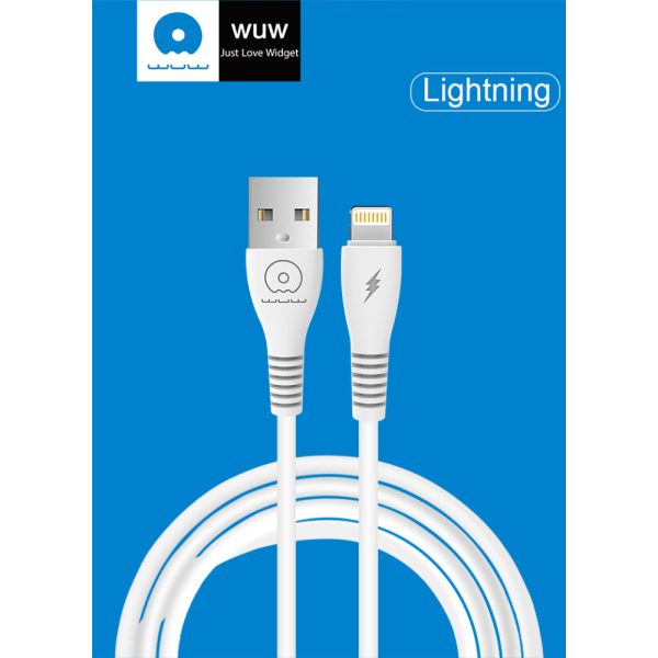 WUW Data Cable X195 Lightning USB 1m 2.4A Output