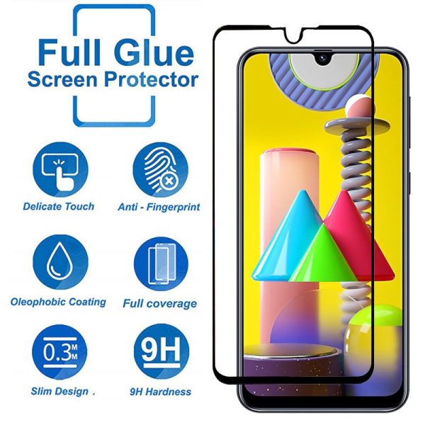 Samsung Galaxy A31 / M21 / M31 / M21s / M31 Prime Tempered Glass Screen Protector - Full Coverage