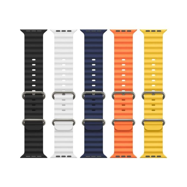 Ocean Silicone Strap / T800 T900 Ultra Watch Band For Smart Watches 42mm / 44mm / 45mm / 49mm Apple Watch Series
