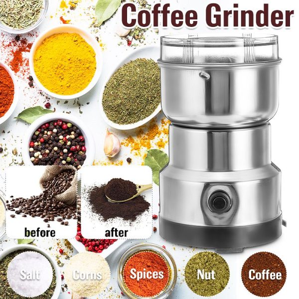 Nima Powerful Blender and Grinder With Stainless Steel Metal Blade (Wired)